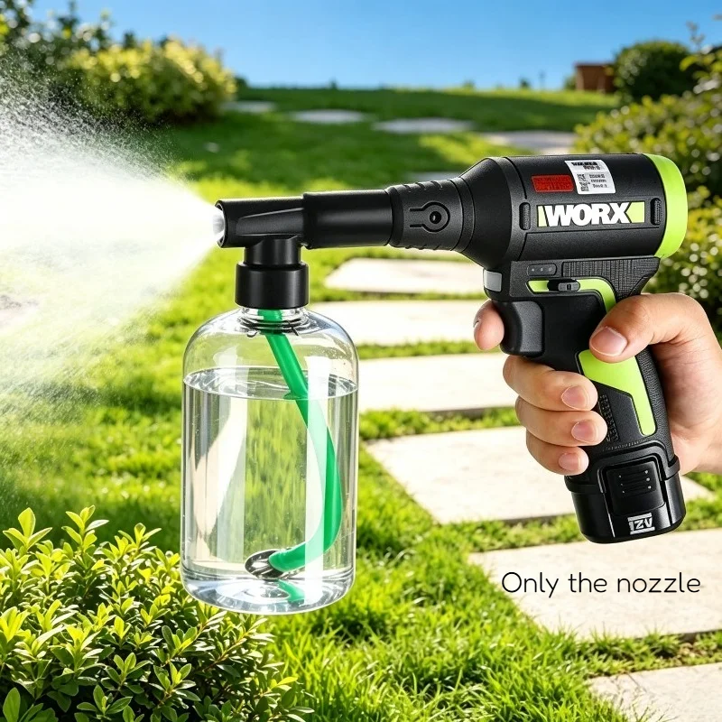 Hair Dryer Spray Head for WORX WU094/WU093 Dust Blaster Atomizer Spray Kit Cleaning Accessories Gardening Disinfection Tool Part