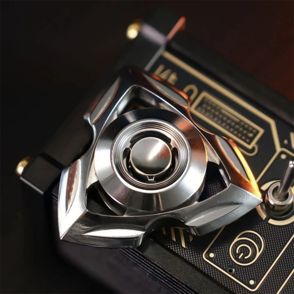 Rensai Rvs EDC Fidget Spinner Anti Stress Speelgoed Fidget Slider ADHD Angst Relief Zintuiglijke Focus Fidgeting Speelgoed
