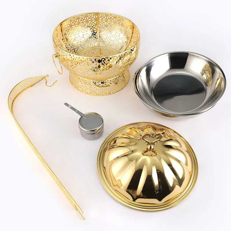 gold stainless steel buffet food warmer