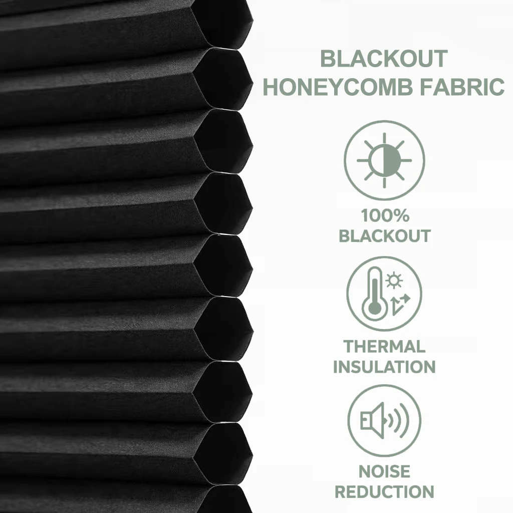 Total Blackout Honeycomb Blinds