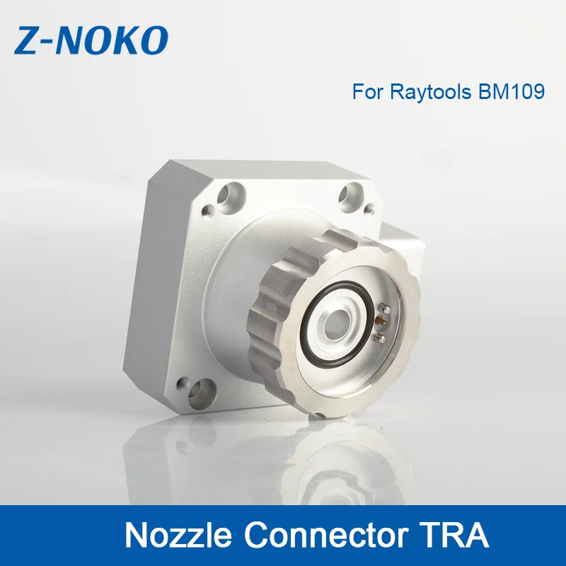 ZNOKO BM109 Laser Head Parts Connector Nozzle Connection TRA Plane for Raytools Fiber Cutting Metal Machine 1.5KW D32 Ceramic