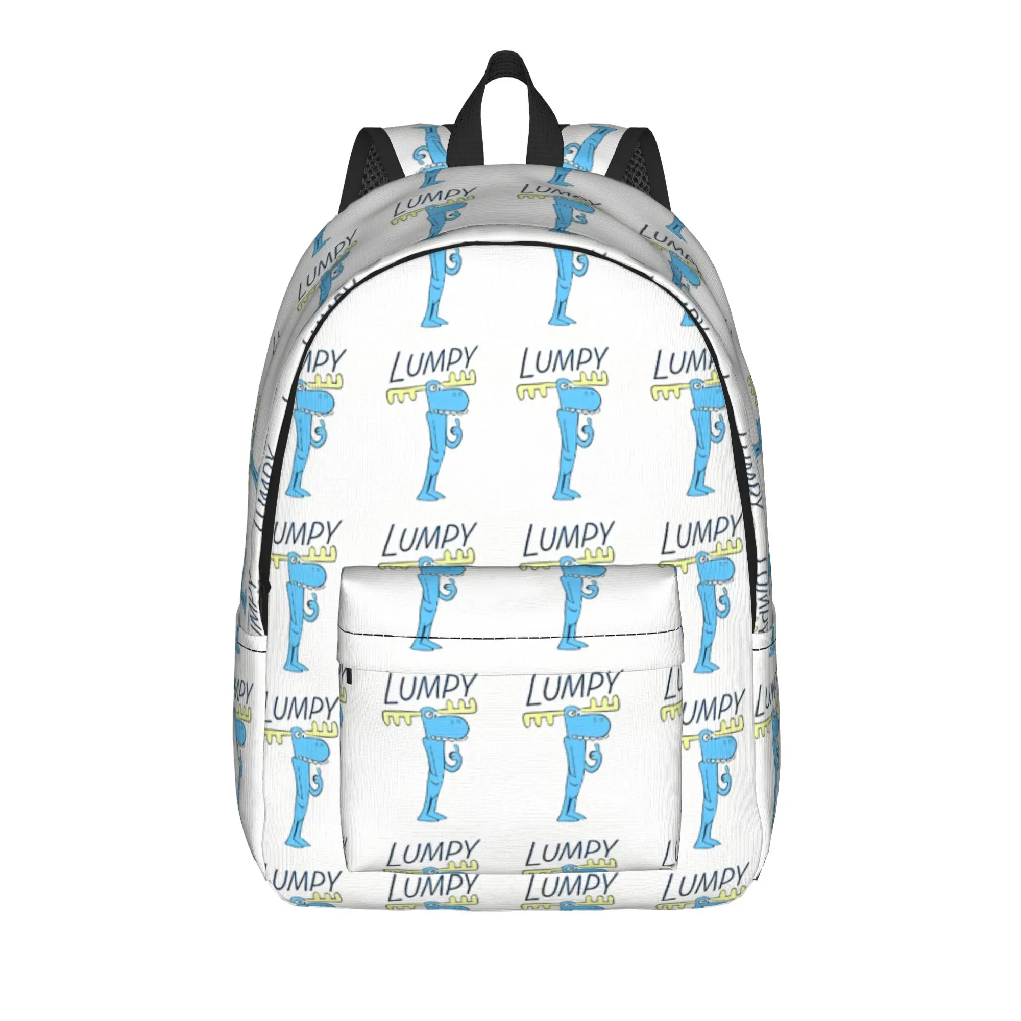 Back to School Season Sturdy Shoulder Lumpy Daypack Happy Tree Friends Couple Laptop Bag Backpack
