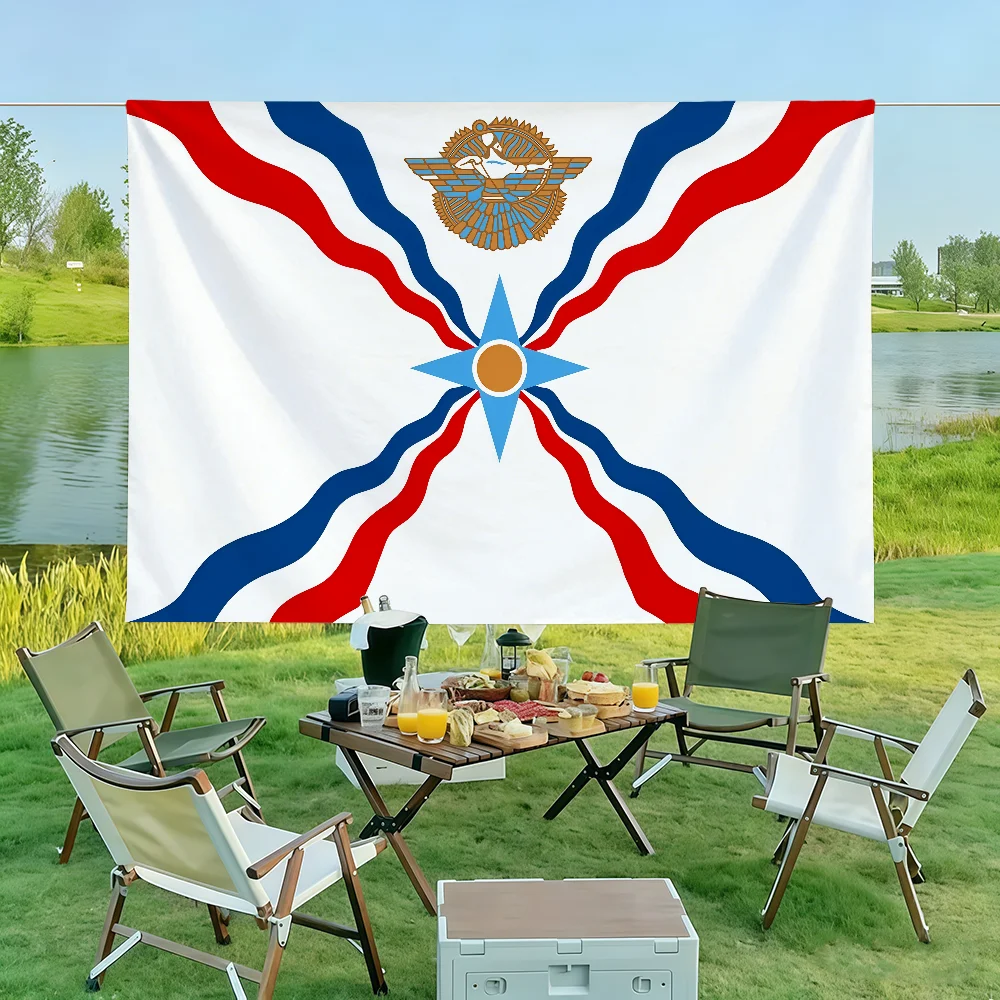 Flag Assyrian Flag Wall Decorations Home Decor Suitable For Living Rooms Bedrooms Dormitories Parties And Holidays