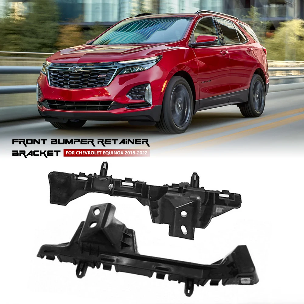 

2pcs Car Left Right Side Front Bumper Support Bracket Holder for Chevrolet Equinox 2018 2019 2020 2021 2022 84293394 84293393