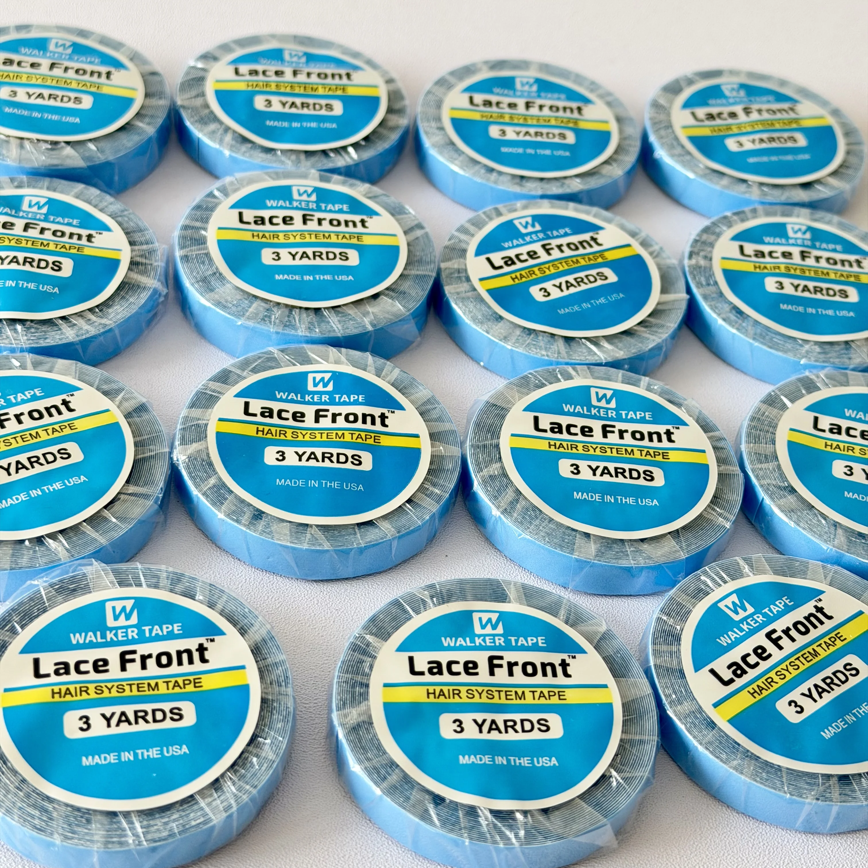 Wholesale 0.8 CM*3 Yards Super Hair Blue Tape Double-Sided Adhesive Tape for Hair Extension/Lace Wig/Toupee