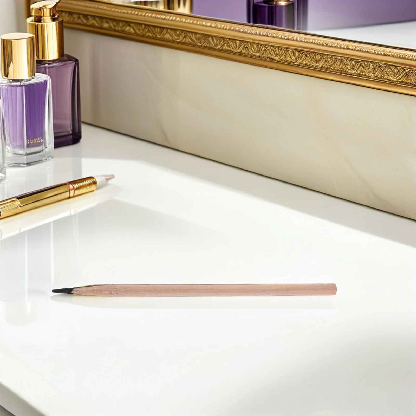 3Pcs Waterproof Eyebrow Pencil Design Sweatproof Smudgeproof Natural Brow Enhancer Precise Eyebrow Filler Makeup Tool