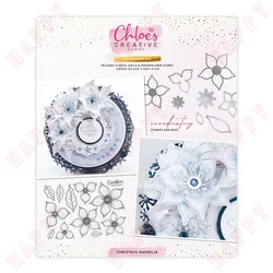 2022 Christmas Magnolia Cutting Dies And Stamps DIY Scrapbooking Envelope Decorative Embossing Handcraft Paper Craft Template