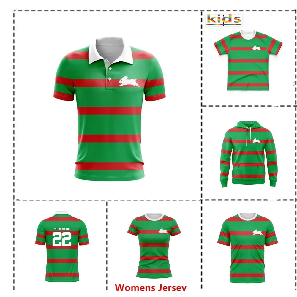 

Customization 1967 South Sydney Rabbitohs Retro Jersey Kids - Women's - Men's Size: S-5XL（Print Custom Name Number）