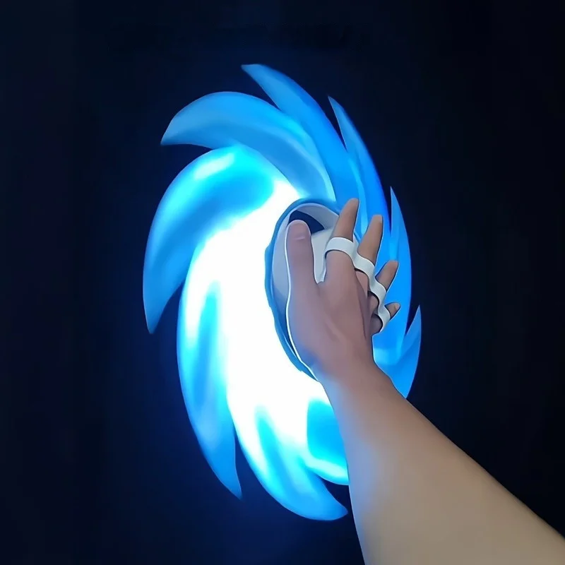 Anime Peripheral Eight Light Wheel Luminous Spinning Creativity Toys Boys Birthday Surprise Gift Light‑Up Rotating Plaything view 4