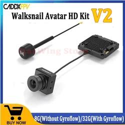 Walksnail Avatar HD Kit V2 1080P HD 160° FOV Camera 8G (Without Gyroflow) / 32G(With Gyroflow) Built-in Storage VTX for FPV