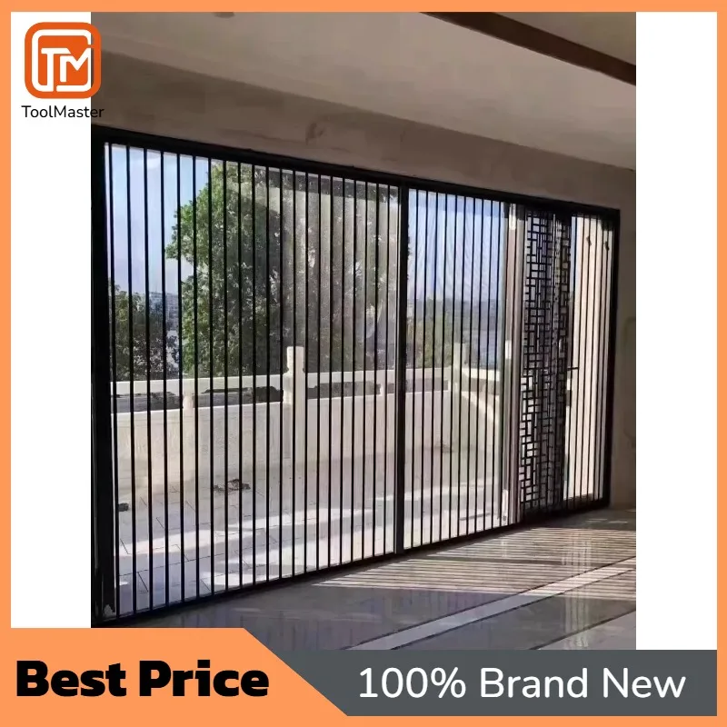 【Hot Sale】Villa Soundproof Aluminum Folding Polycarbonate Door With Narrow Frame For Bedroom & Living Room Foldable Room Divider