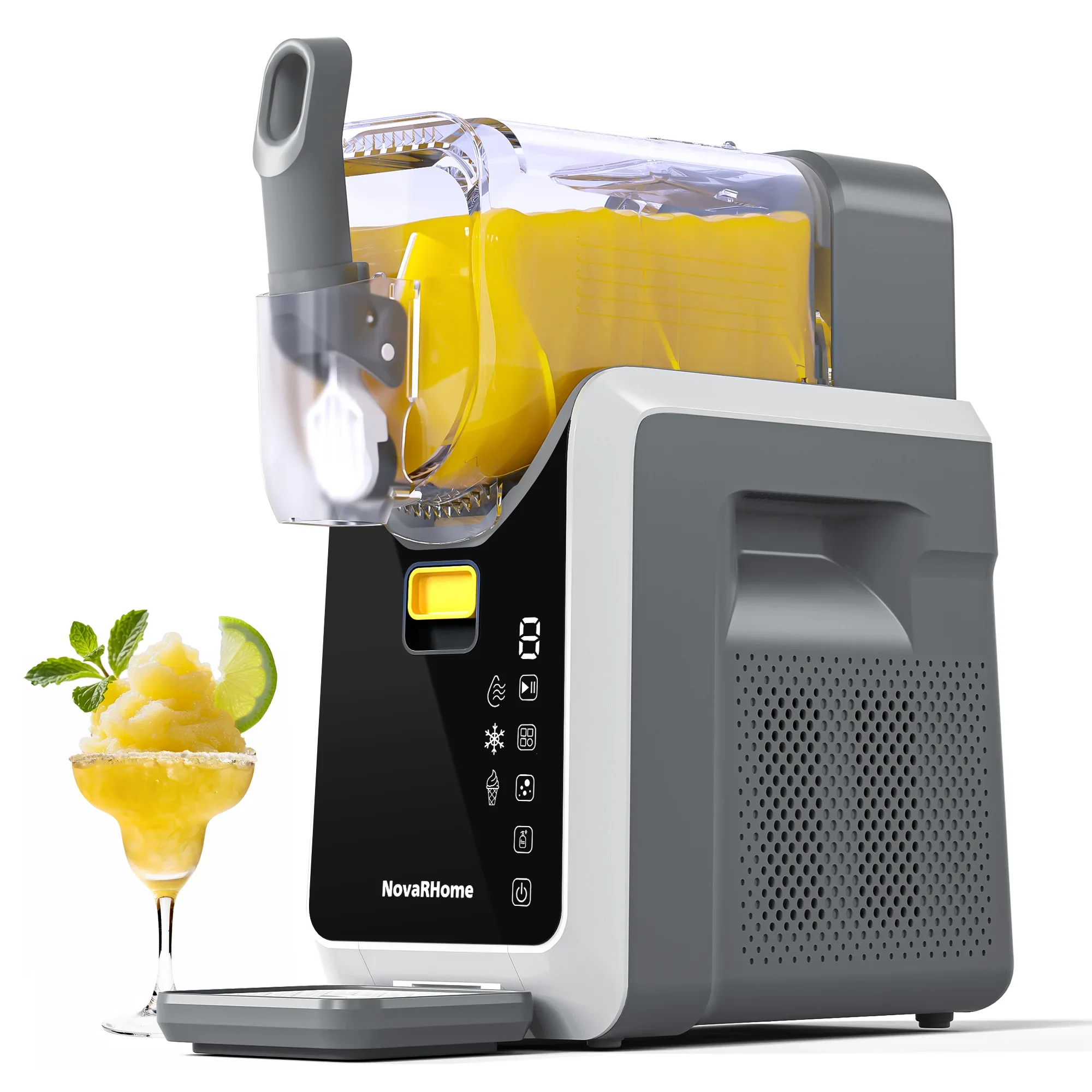 Frozen Drink Soft Ice Cream Machine Slushie Machine Commercial Slush Smoothie Single tank Slush Ice Machine for Home