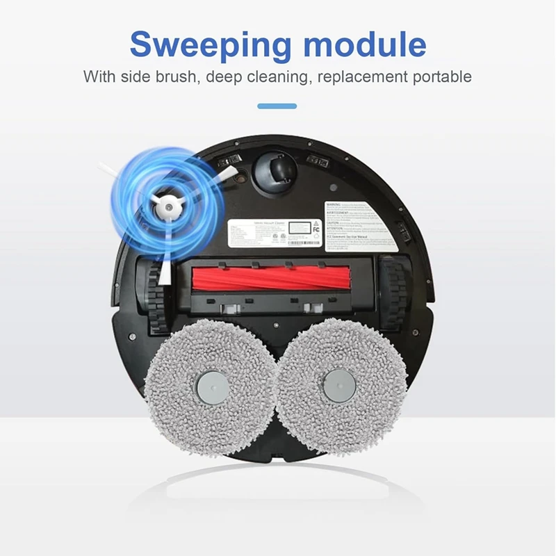 Abno-kit de acessórios para robô aspirador de pó roborock qrevo maxv/qrevo pro/qrevo s, peças de reposição, almofadas de esfregão, filtros hepa