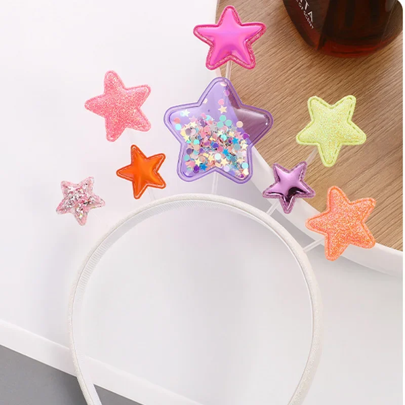 Colorful Star Children\'s Hairband Halloween Prop Headband Christmas Party Dress Up Headband 1 Pack