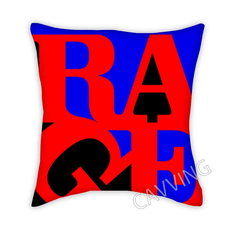 Rage Against The Machine 3D Print  Polyester Decorative Pillowcases Throw Pillow Cover Square Zipper Cases Fans Gifts Home Decor