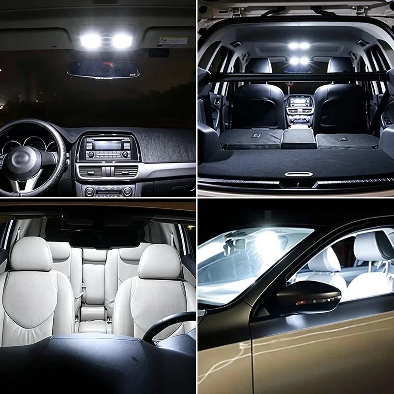 High-Quality LED Interior Dome Map Trunk Light Vehicle Lamp Kit w5w led Canbus Car Accessories t10 led