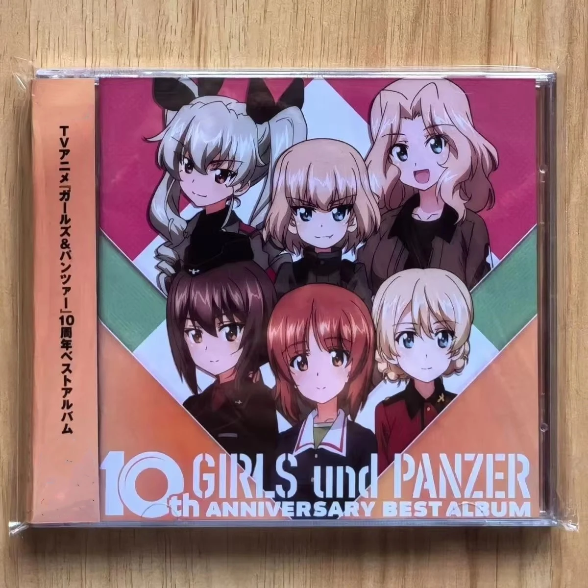 Anime GIRLS und PANZER ChouCho Music CD 10th Anniversary Best Album 2pcs Music Record Cosplay Walkman Soundtracks Box Collection