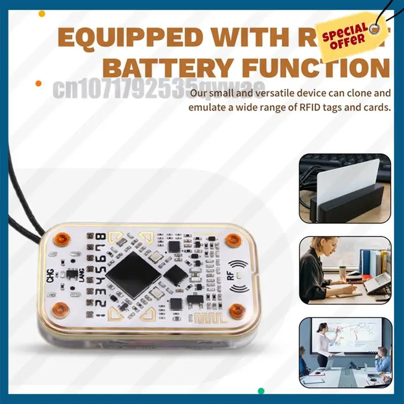 -A89Z Chameleon Ultra RFID قارئ الشرائح الذكية + T5577 Keychain + 2XUID بطاقة المحاكي الذكي IC بطاقة الهوية فك NFC قراءة الكاتب