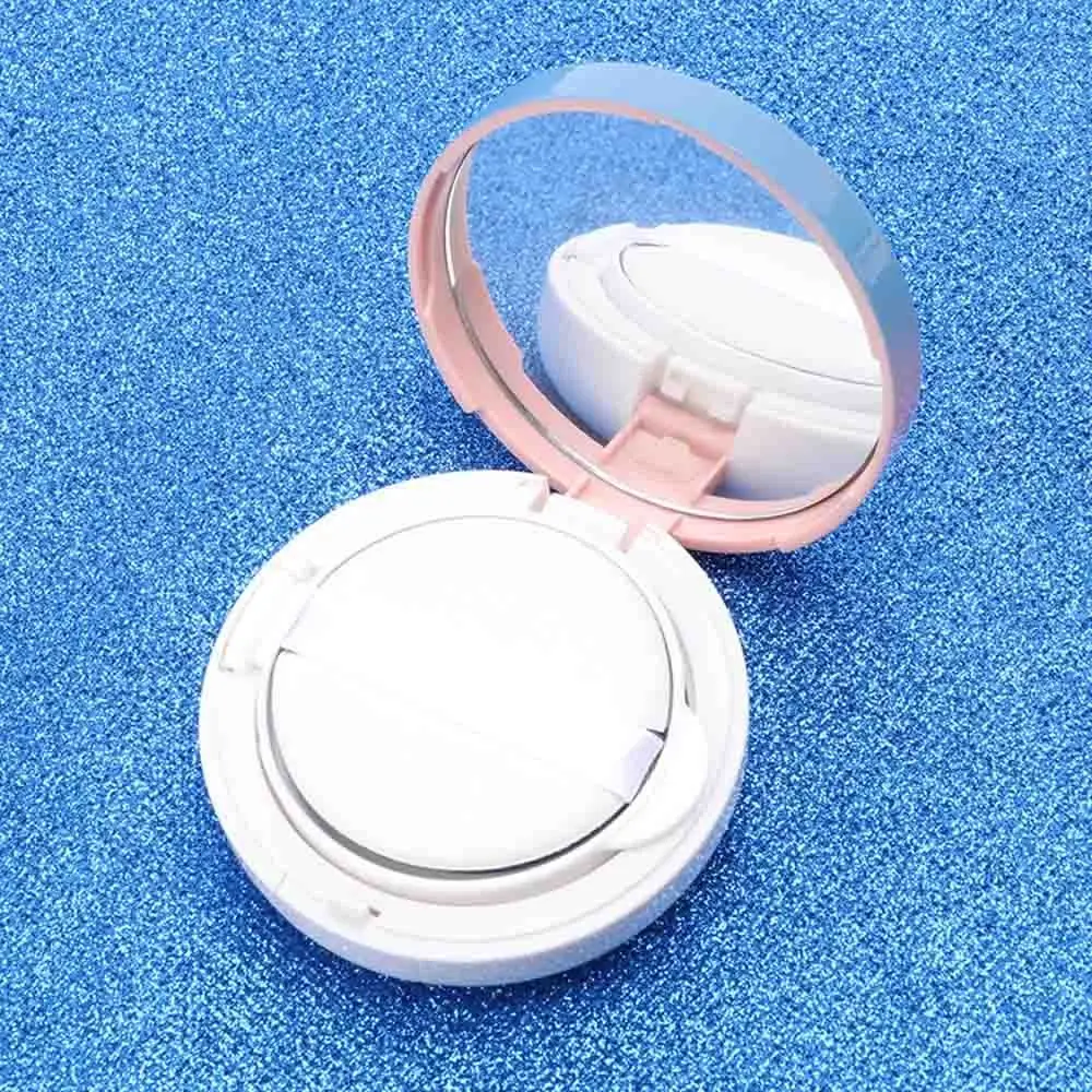 Mini Mirror DIY Foundation Box Sponge Air Cushion Makeup Case Cosmetic Container Empty Air Cushion Puff Box BB Cream Container