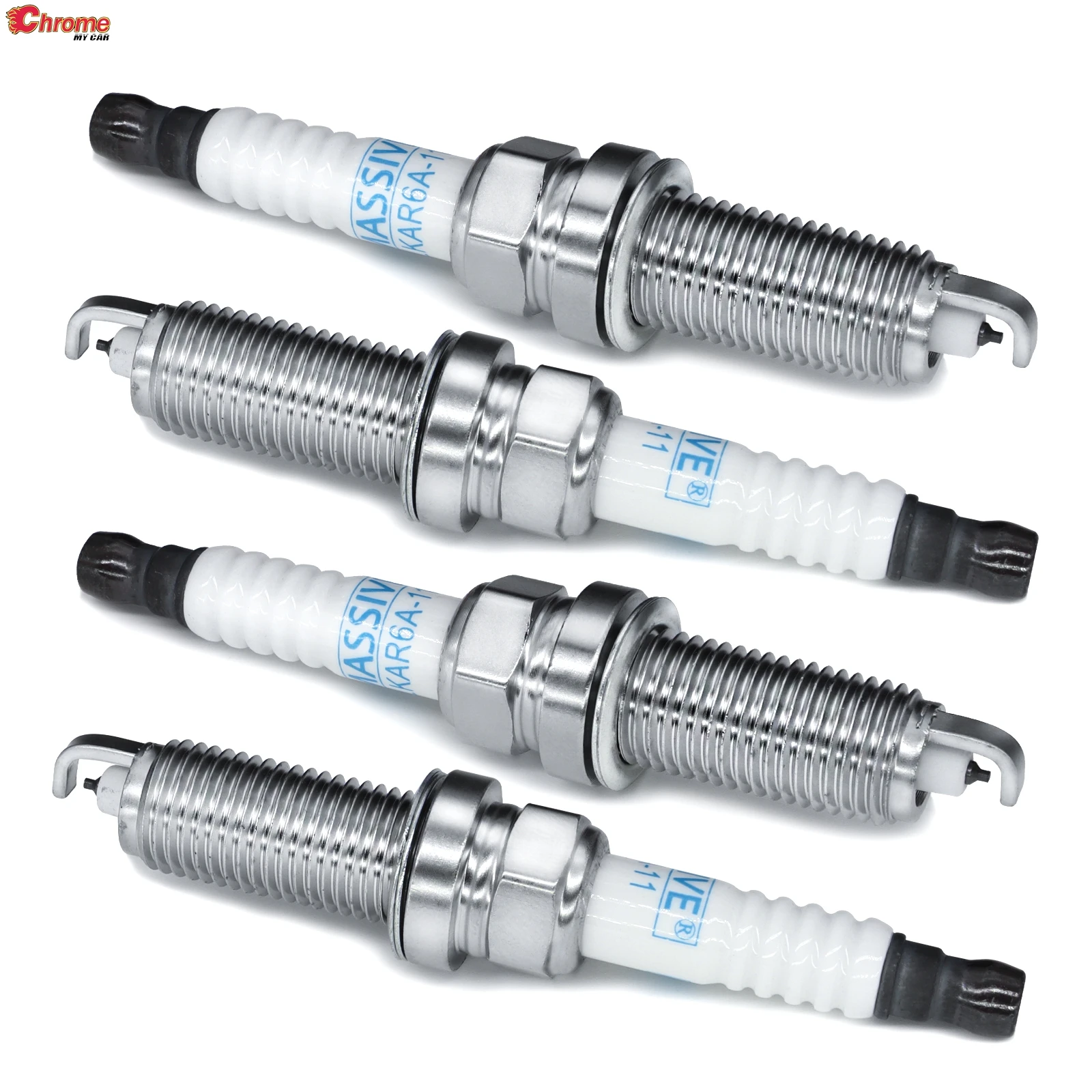 

4× For Nissan Cube X-Trail Sentra Rogue Altima Teana Versa Micra Note Renault Laguna Koleos Car Spark Plugs Ignition Accessories