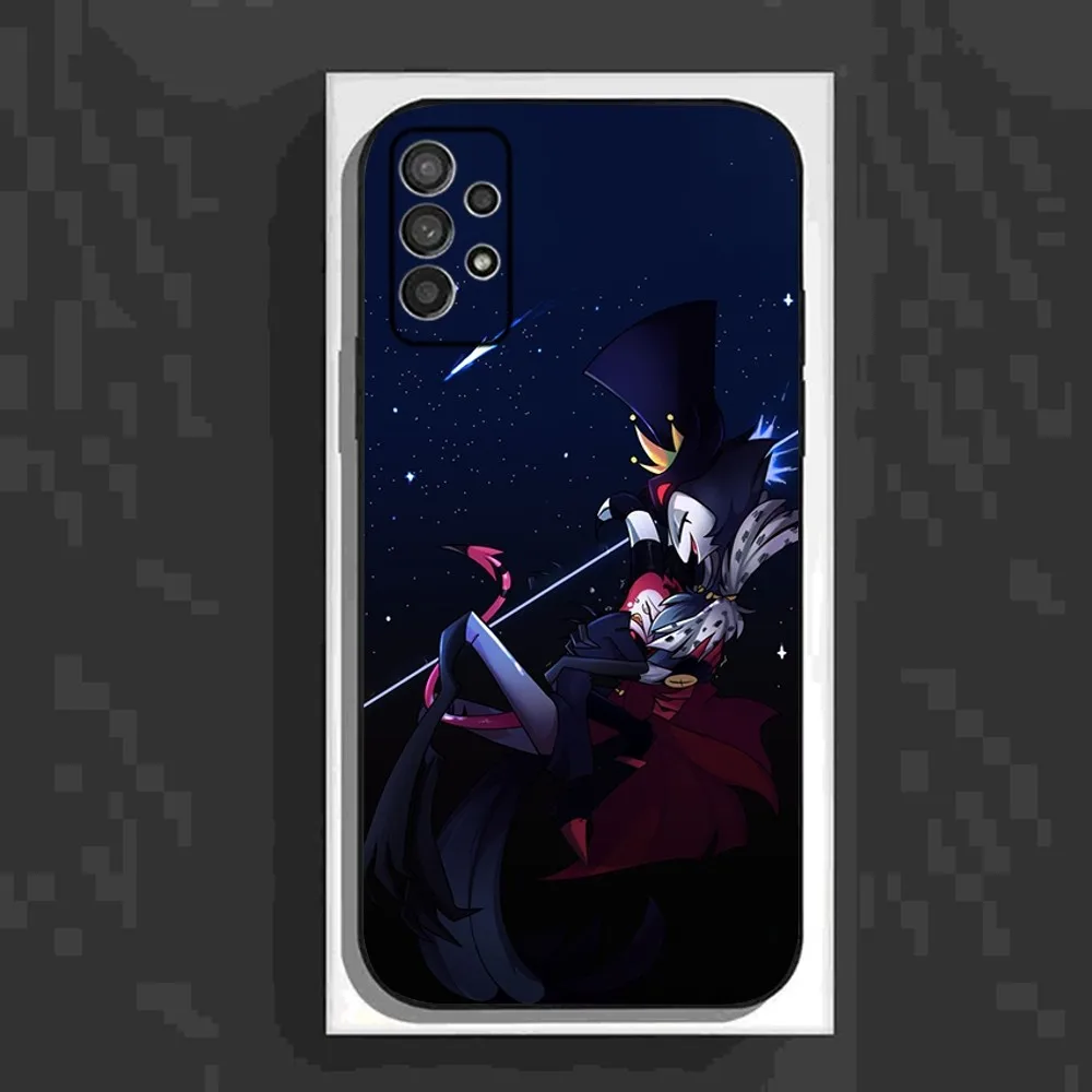H-Helluva Boss Phone Case For Samsung Galaxy A13,A21s,A22,A31,A32,A52,A53,A71,A80,A91 Soft Black Cover