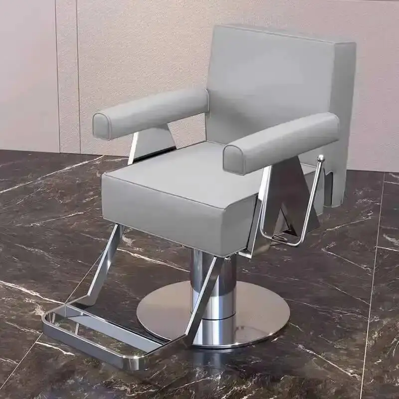 Washing Decoration Pink Barber Chair Beauty Salon Products For Barbers Chairs Hair Stylist Reclining Brow Black Gold Tilted Spa