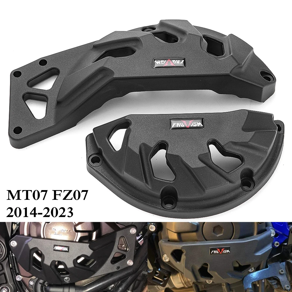 Motorcycles Engine Protective Cover For Yamaha MT-07 FZ-07 MT07 MT 07 FZ07 2014-2023 2022 2021