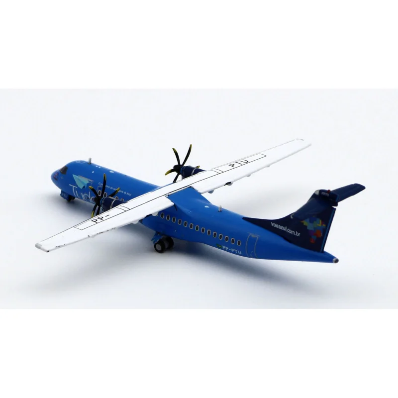 1:400 Acale Diecast Alloy Plane LH4258 Tudo AZUL Airlines ATR72-500 Aircraft Model PP-PTU Gifts Collection Display Toys Gifts