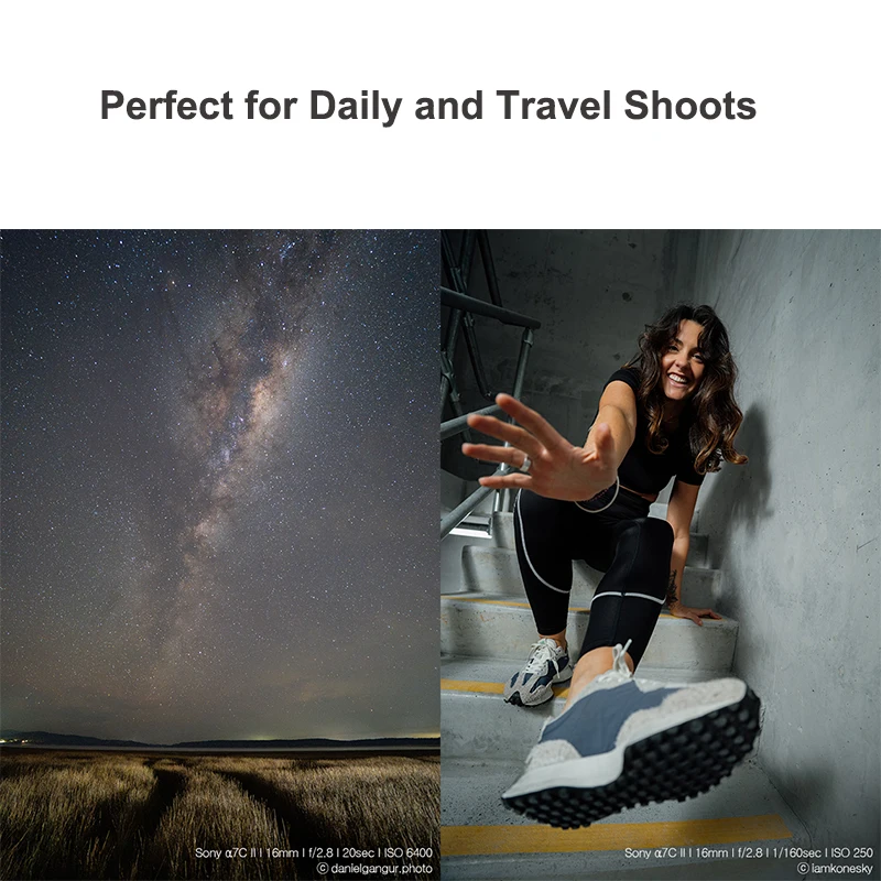 

Объектив SAMYANG 16mm F2.8 P FE Prime с автофокусом, легкий, для камер Sony E Mount A7, A7R, A7RII, ZVE1, полнокадровых беззеркальных камер.