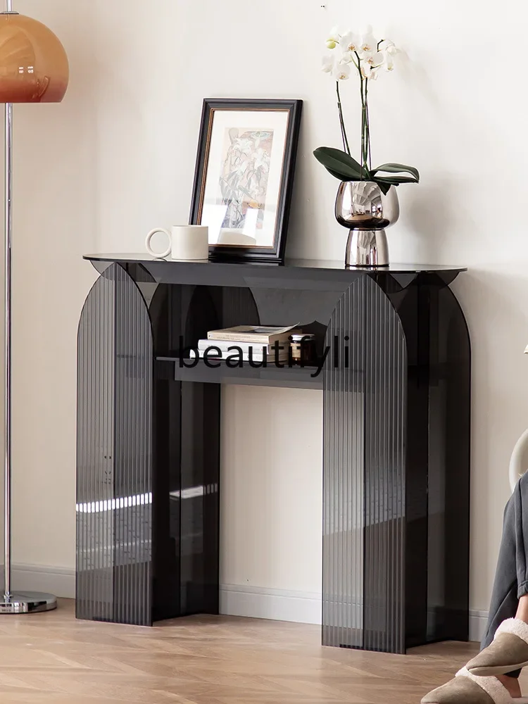 Lichte Luxe Entree Platform Rek Ingang Moderne Eenvoudige Opslag Scheidingskast