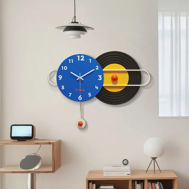 Creative Round Clock Wall Digital Living Room Vintage Minimalist Clock Wall Fashion Restaurant Reloj De Pared Home Decoration