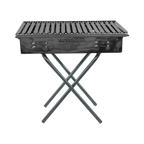 Akt Small Portable Foot Stainless Slotted Grill