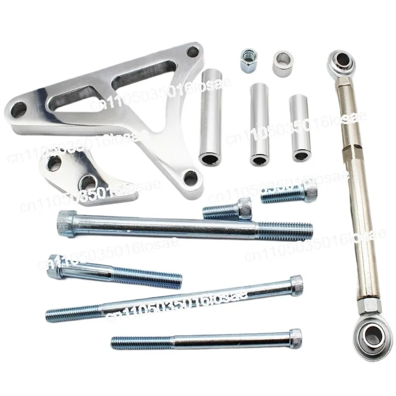 Polished Aluminum Alternator Bracket Kit for Small Block F150 Ford 289 302 5.0L Auto Parts