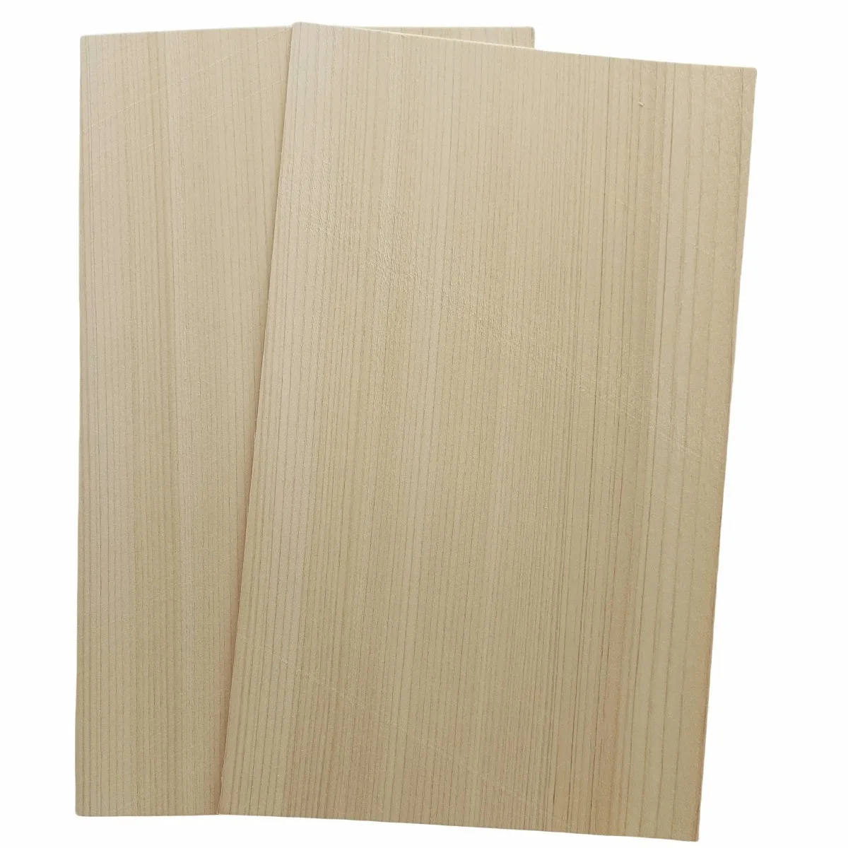 Foglio di impiallacciatura di legno giapponese Hinoki Cypress da 0,5 mm/0,8 mm/1 mm, 2 pezzi 17 cm × 28 cm Facile fai da te per la lavorazione del legno della racchetta da ping pong