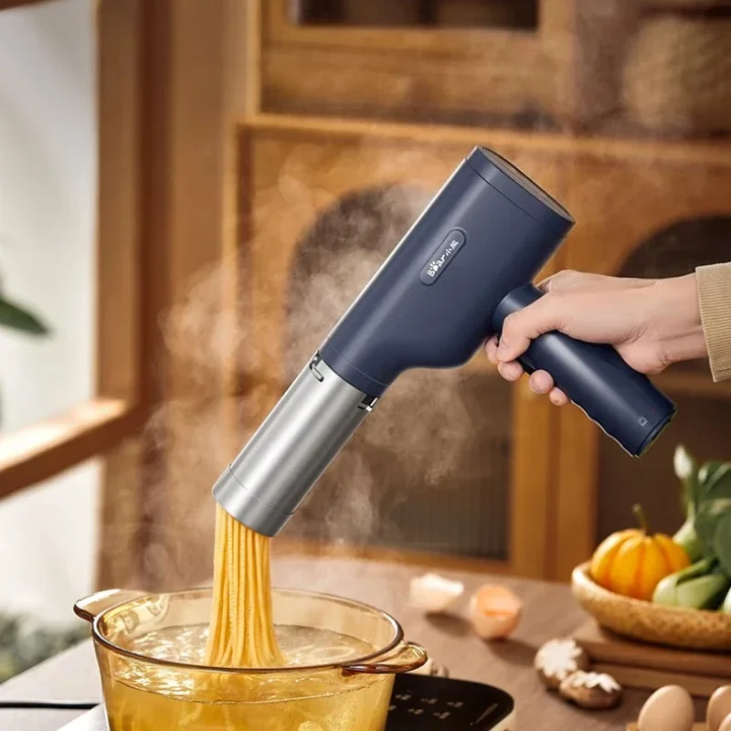 ماكينة صنع المكرونة اللاسلكية المنزلية الأوتوماتيكية المصنوعة من الفولاذ المقاوم للصدأ ماكينة صنع المكرونة الكهربائية الصغيرة المحمولة #1