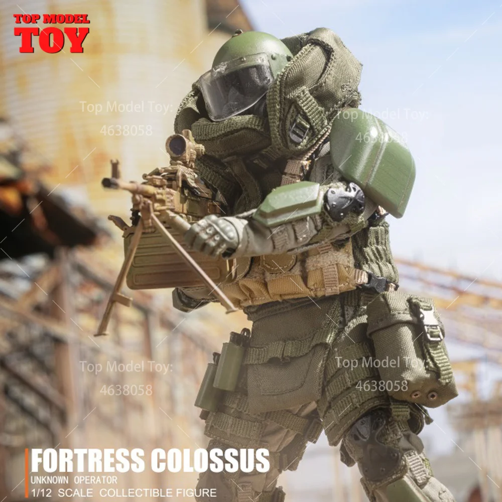 

HASUKI SA02 1/12 Scale Black Action Second Bullet Male Shield Soldiers with Weapon Full Set 16cm Action Figure Dolls Model Toys