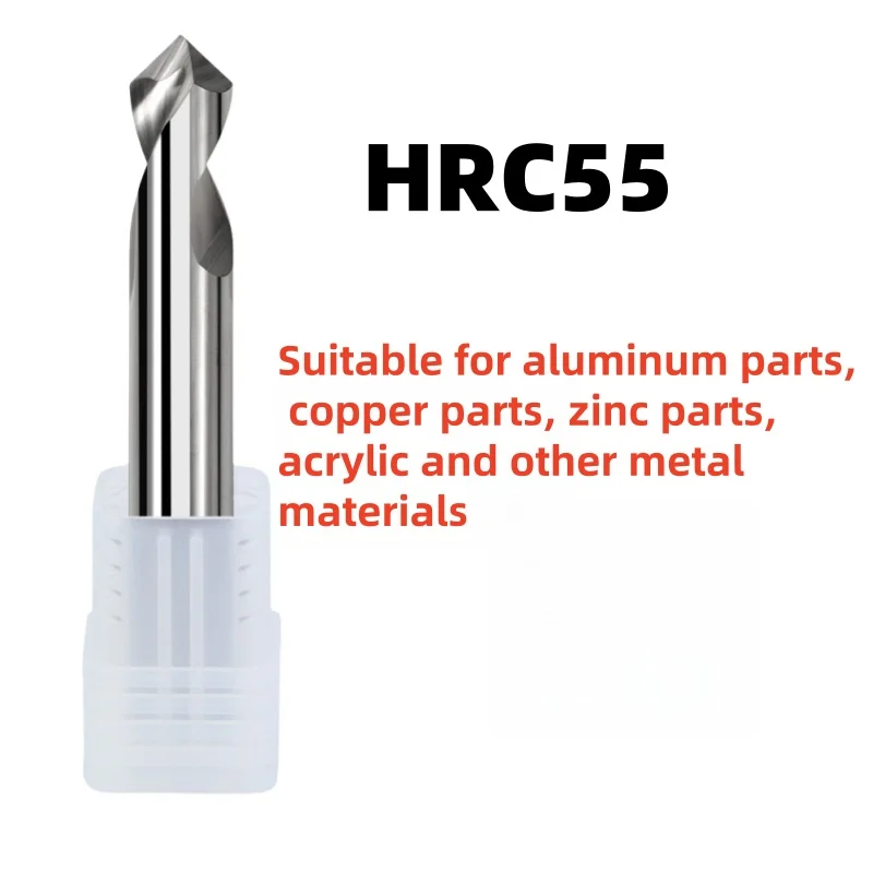 Spot Drill Bit Point 60 90 120 Dgrees Carbide CNC Chamfering Drilling Hole Guide Tool Location Center Point Drill