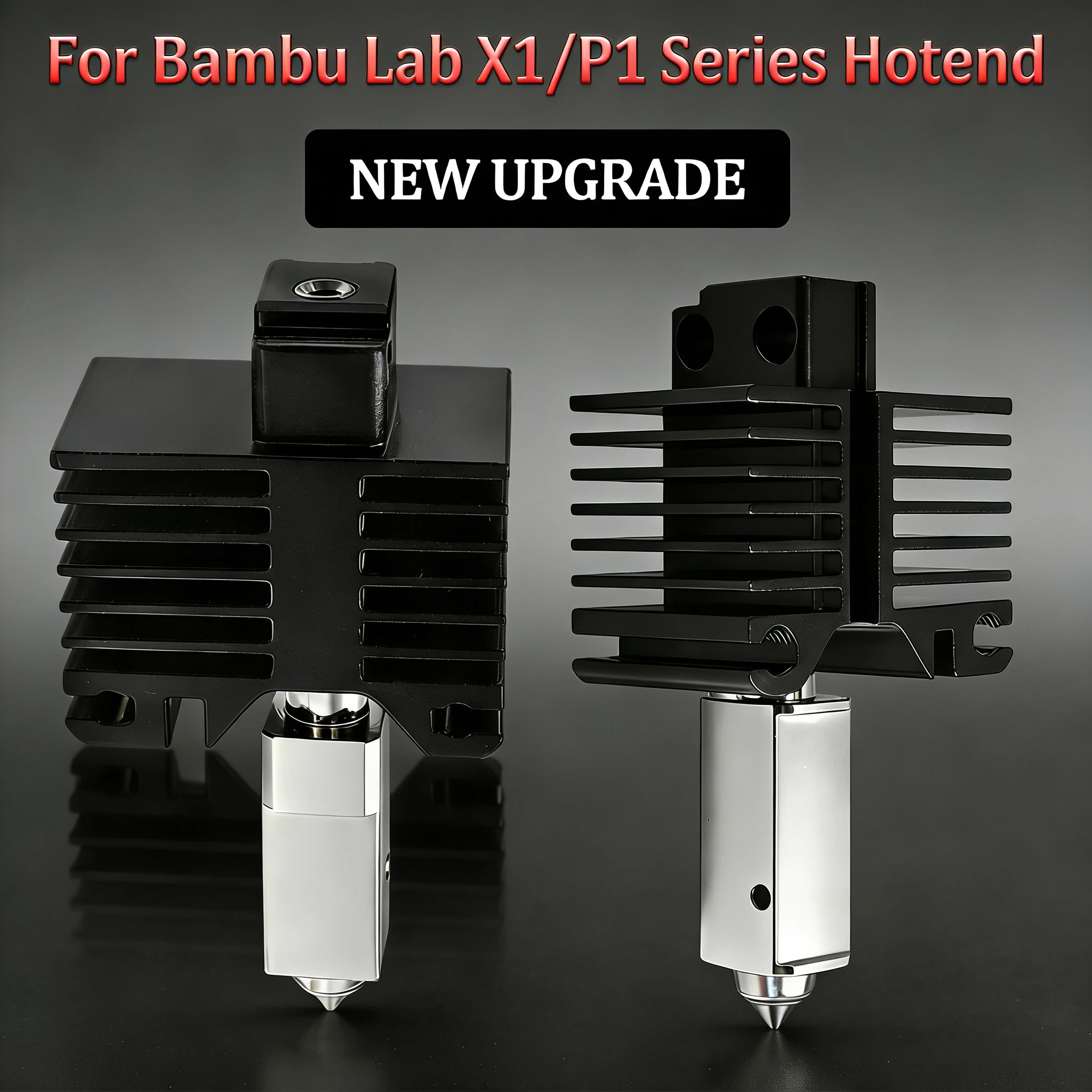 

Latest Upgrade Hotend For Bambu Lab P1S P1P X1C X1 Carbon 3D Printer Hardened Steel Integrated Design Prevents Material Leakage