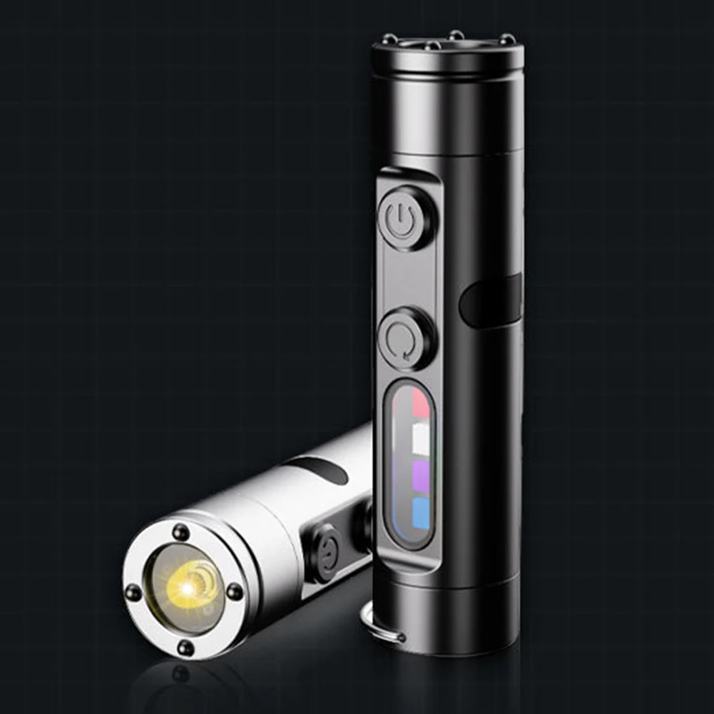 Rechargeable LED Tactical Torch with 3 Modes Mini Camping Torch LED Tactical Flashlight for Headlamp Outdoor Camping Emergencies