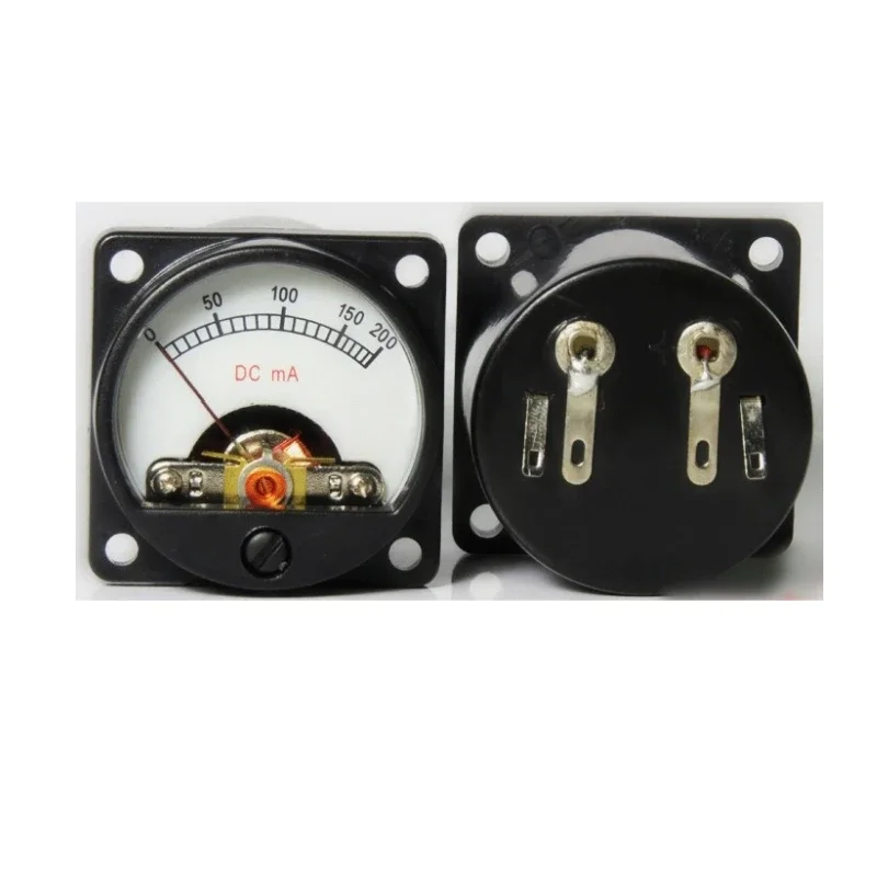 V-020 Dc200 Ma Pointer Ammeter Tube Amplifier Parts With Backlight Electron Tube 300b Vu Meter