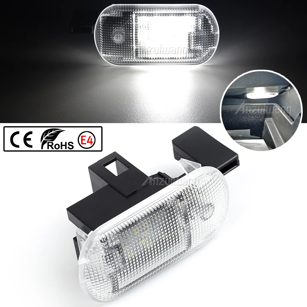 Für VW New Bettle Bora Caddy Golf Touran Skoda Fabia Octivia Superb Hohe Qualität 1J 0947311   1J 0947301   LED Handschuhfach Lichtlampe