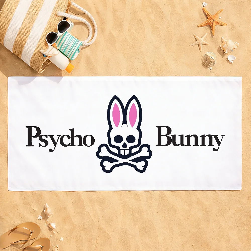 Luxury Fashion P-Psycho Bunny Towel Soft Pool Gift For Travel Gym Shower Camping Quick Dry Sports Beach Towel