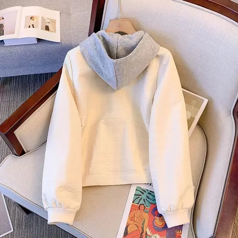 

Bomber Jacket for Women Spring Autumn Short Hooded Baseball Aviator Coat Woman High Quality Casual 2025 Trend Cheap Chic Elegant