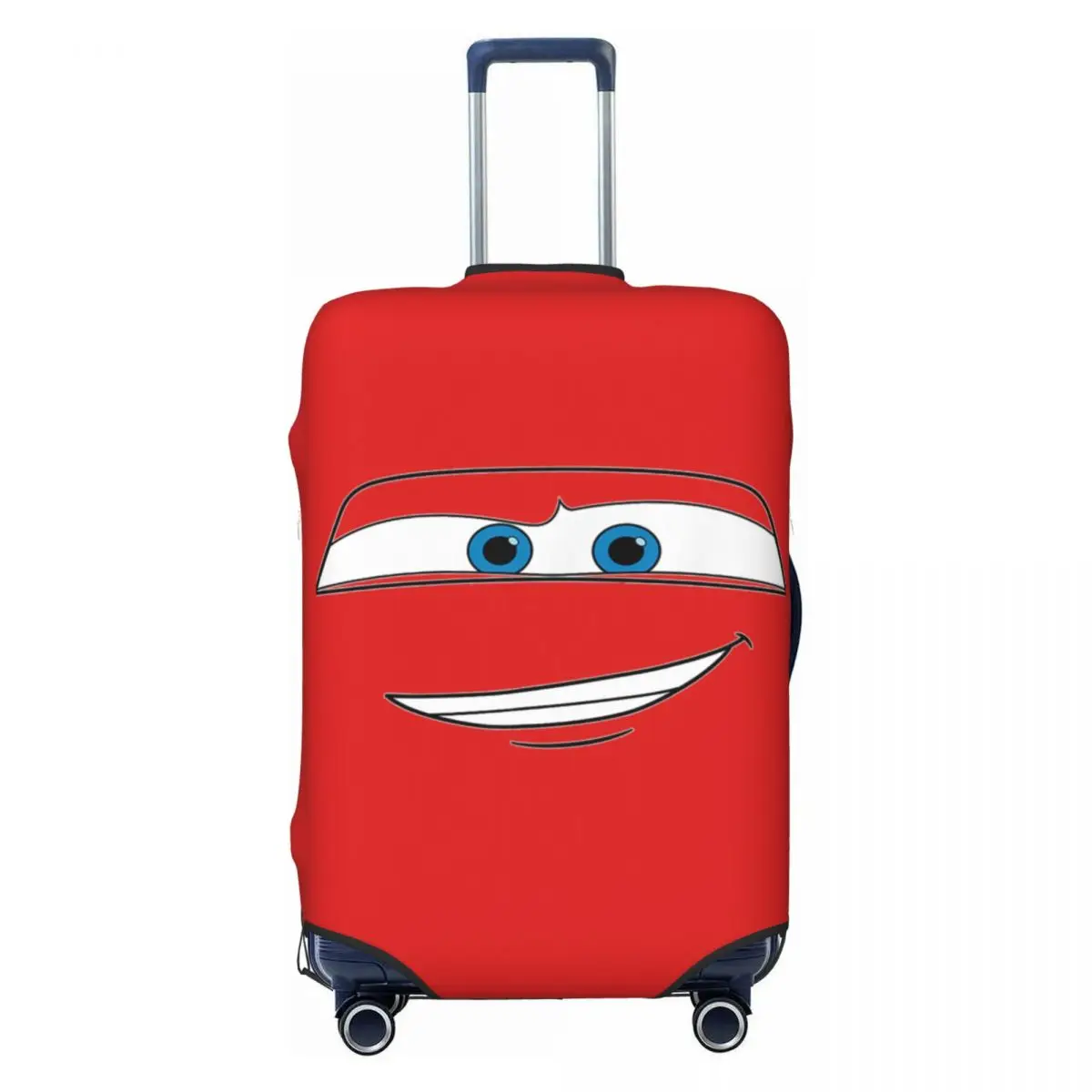 

Custom Lightning McQueen Cartoon Luggage Cover Protector Funny Racing Travel Suitcase Protective Cover for 18-32 Inch