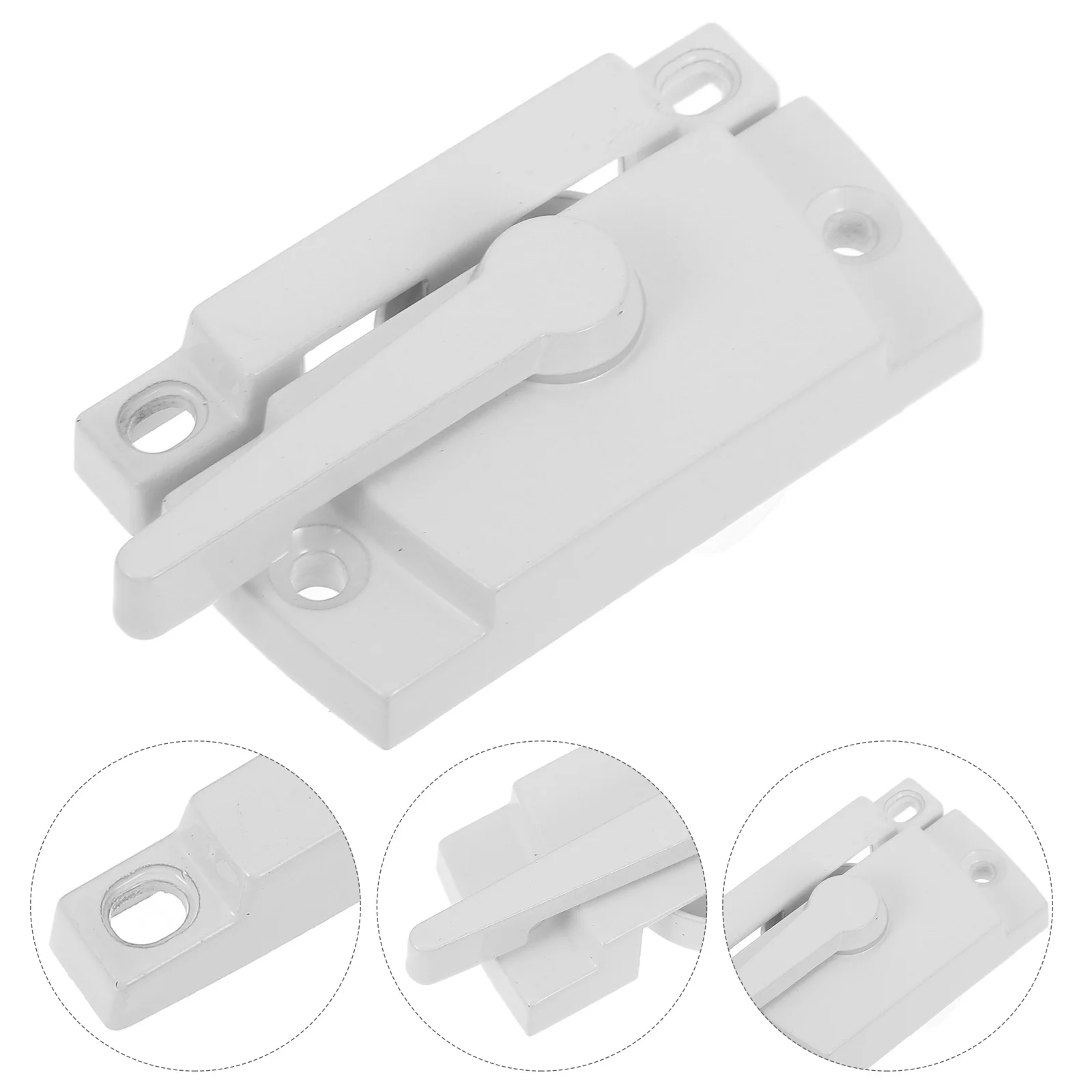 

Sliding Window Crescent Lock Vintage Durable Adjustable Security Lock for Sliding and Double Hung Window