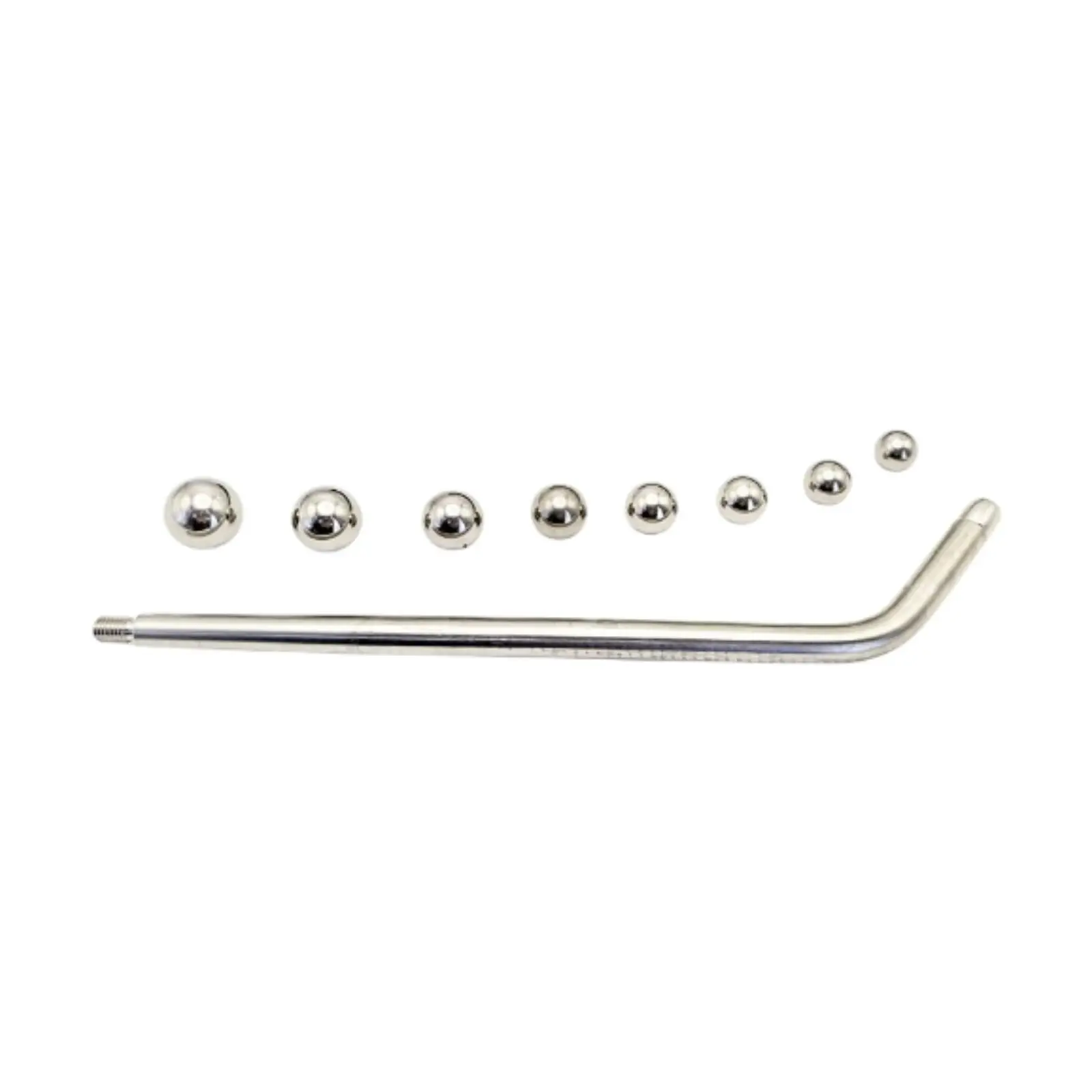 Bolas de reparación de abolladuras de saxofón, varilla larga, juego de bolas de hoja de Metal a prueba de herrumbre para trombón, trompeta, cuerno francés, saxofón Alto y Tenor