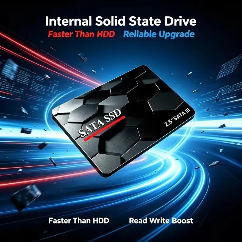 2.5 Inch SATA III SSD 500GB 1TB 2TB 4TB Large Capacity High Speed Internal Solid State Drive Desktop Laptop Upgrade Pro 2026 New