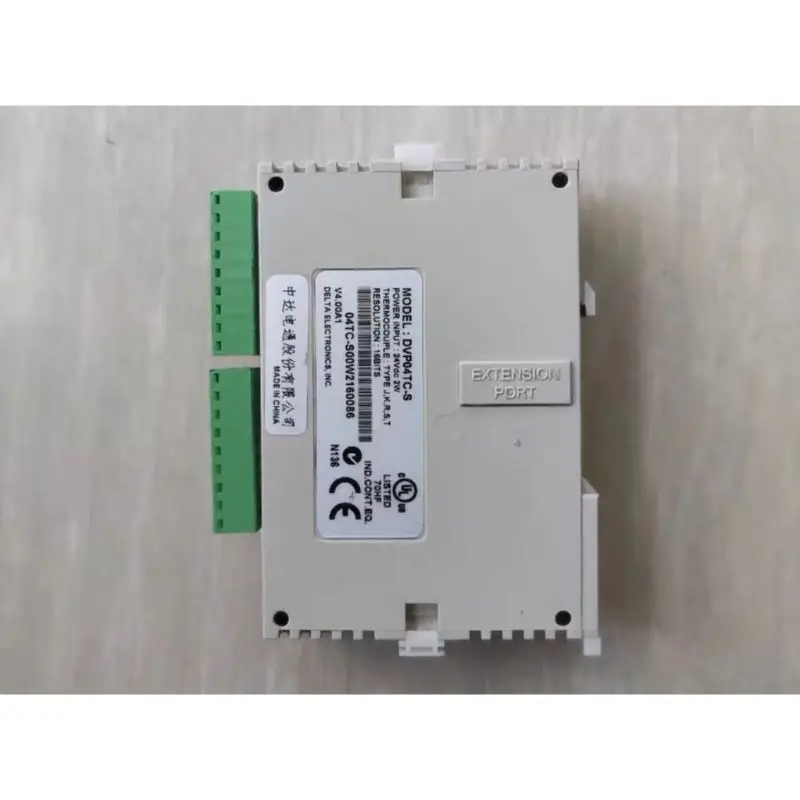 Second-hand DVP04TC-S PLC Extension Module Tested OK