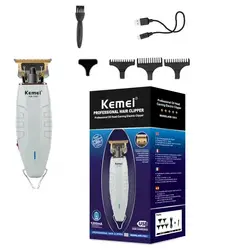 KM-1931 Kemei Professional Electric Barber Shears Men's Stainless Steel Hair Clipper Shaving