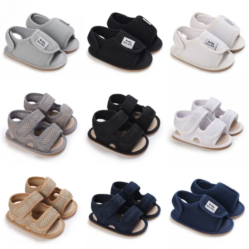 

Summer Sandals Baby Boy Girl First Walkers Sandals Newborn Infant Shoes Soft Bottom Non-Slip Breathable Walk Shoes